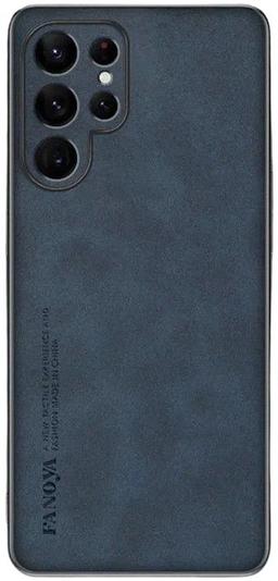 Leather Soft Phone Case for Samsung Galaxy Note 20 - Navy Blue