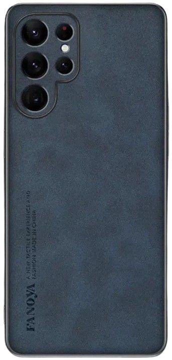 Leather Soft Phone Case for Samsung Galaxy Note 20 - Navy Blue - Brand New
