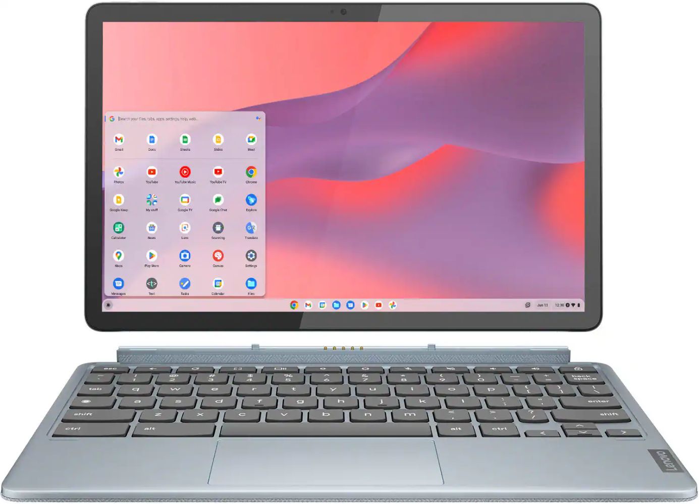 Lenovo IdeaPad Duet 3 Chromebook 2-in-1 Laptop 11"inch - Misty Blue - Qualcomm Snapdragon 7c Gen 2 2.55GHz - 8GB RAM - 128GB