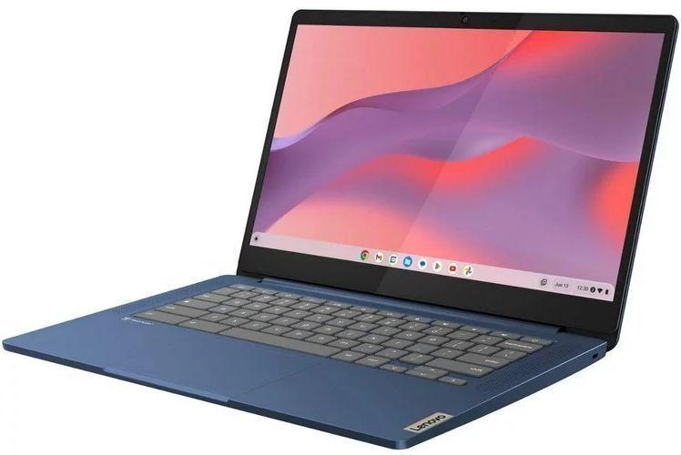 Lenovo IdeaPad Slim 3i Chromebook Laptop 14" - Abyss Blue - MediaTek Kompanio 520 2.2GHz - 4GB RAM - 64GB