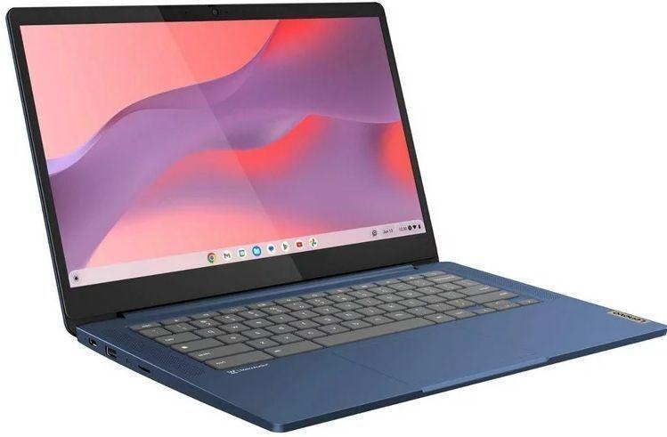 Lenovo IdeaPad Slim 3i Chromebook Laptop 14" - Abyss Blue - MediaTek Kompanio 520 2.2GHz - 4GB RAM - 64GB