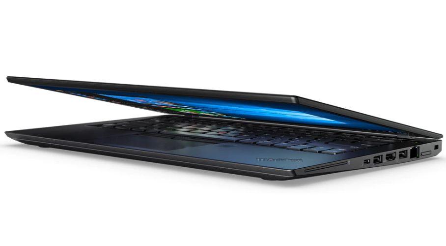 Lenovo ThinkPad T470s Laptop 14" - Black - Intel Core i5-7300U 2.6GHz - 8GB RAM - 512GB