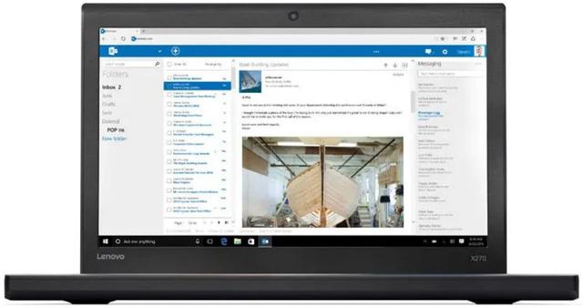 Lenovo ThinkPad X270 Laptop 12.5" Intel Core i5-6300U 2.4GHz in Black