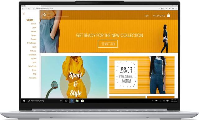 Lenovo Yoga Slim 7 Pro 14IHU5 Laptop 14" Intel Core i5-11300H 3.10GHz in Light Silver in Excellent condition