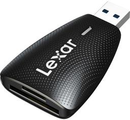 Lexar 2-in-1 USB 3.1 Multi-Card Reader - Black