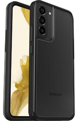 LifeProof See Phone Case for Galaxy S22 Plus - Black Crystal (Clear/Black)