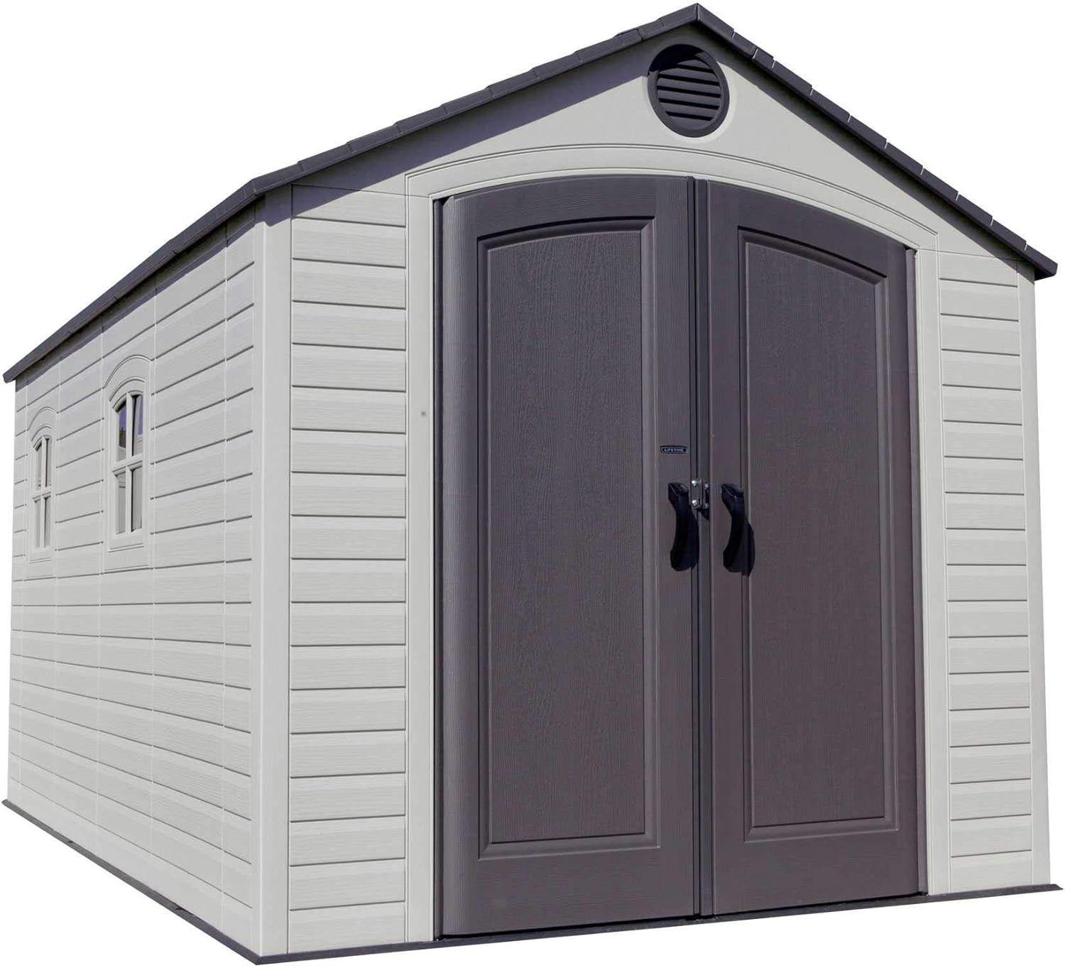 Lifetime 6402 8 ft. x 12.5 ft. Resin Outdoor Storage Shed