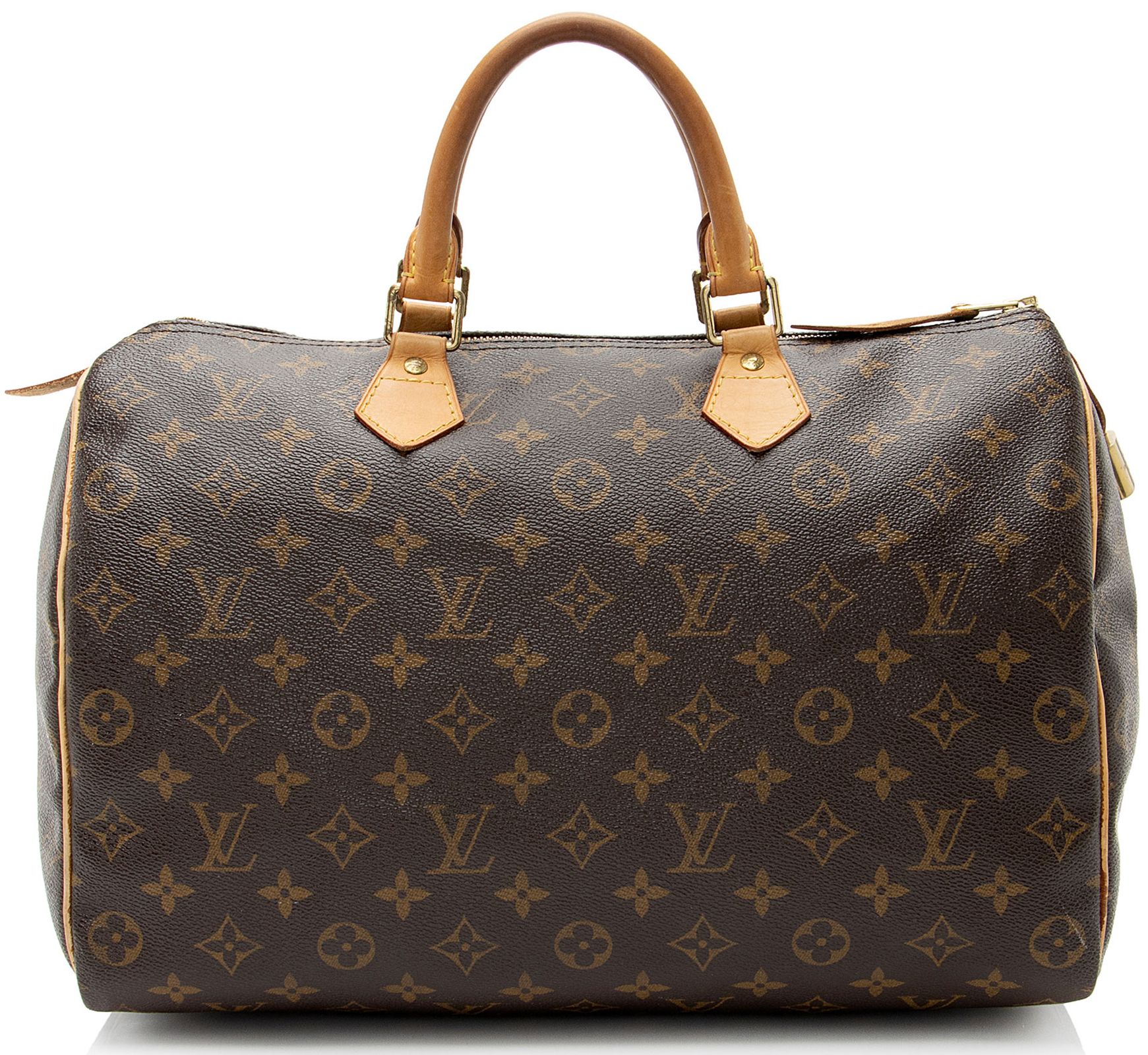 Louis Vuitton Monogram Canvas Speedy 35 Satchel