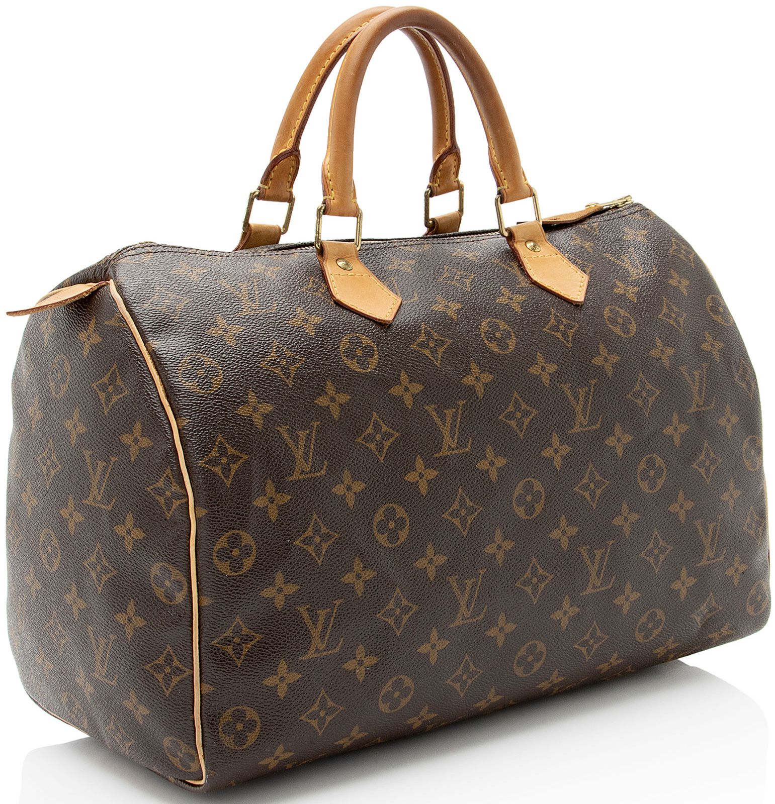 Louis Vuitton Monogram Canvas Speedy 35 Satchel