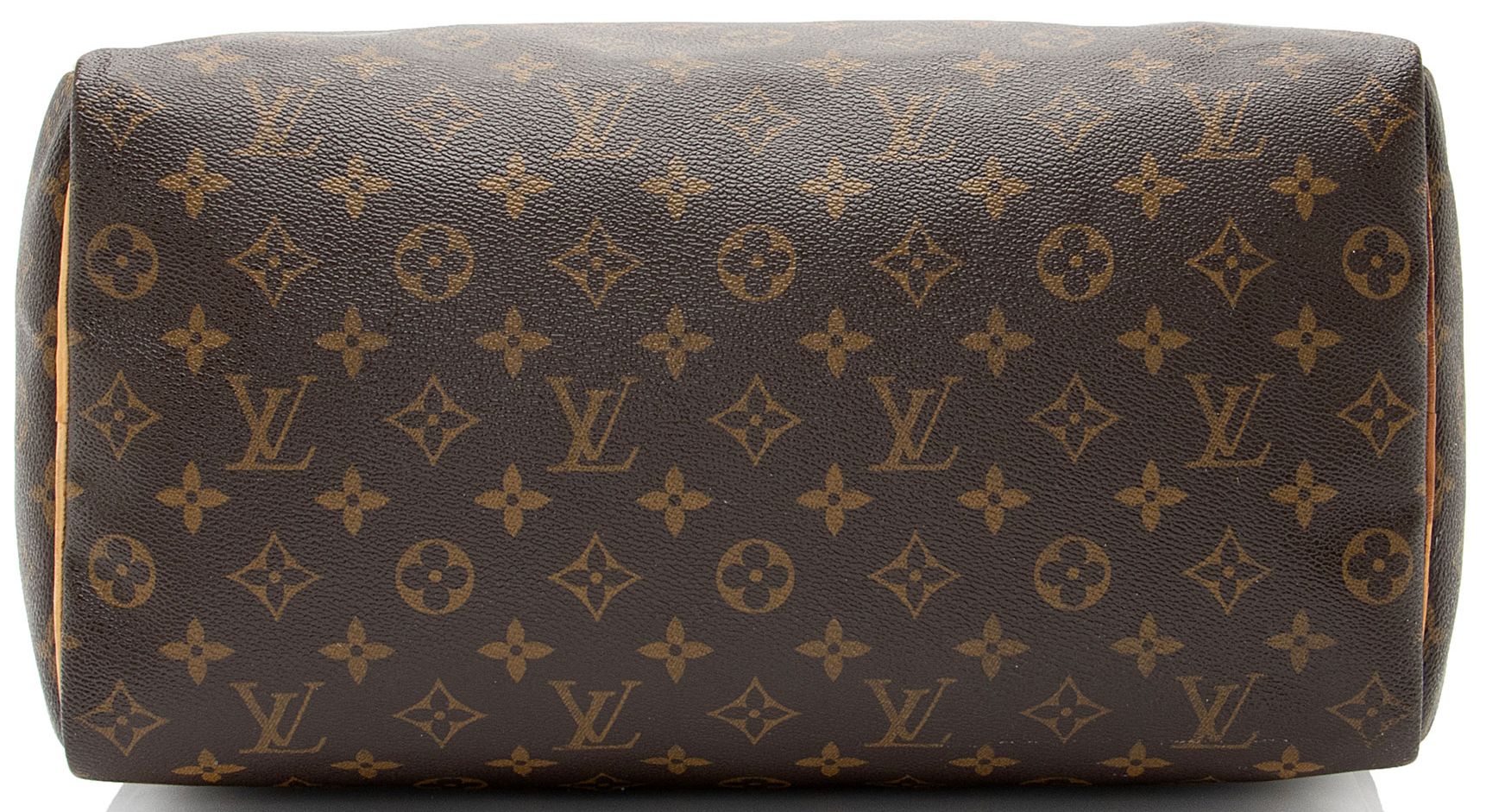 Louis Vuitton Monogram Canvas Speedy 35 Satchel