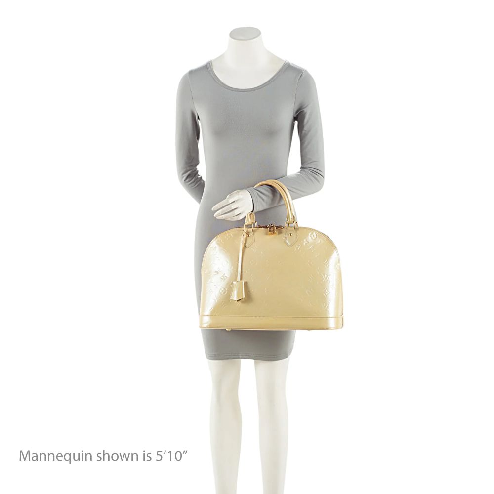 Louis Vuitton Monogram Vernis Alma GM Satchel