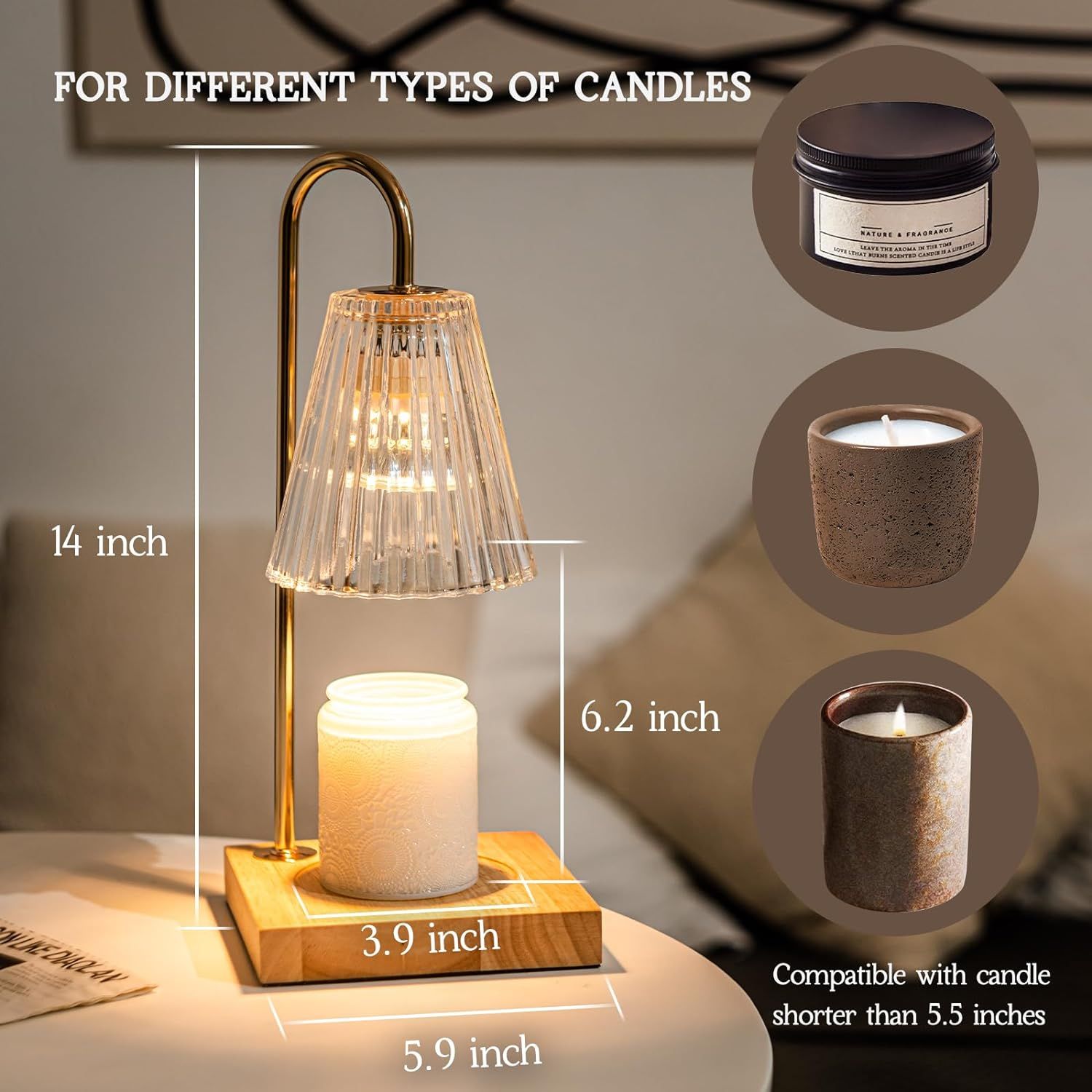Marycele Candle Warmer Lamp B0BWJRJYS7