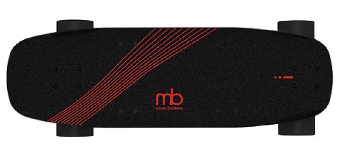 Mavic Brothers Alpha Mini Electric Skateboard - Black