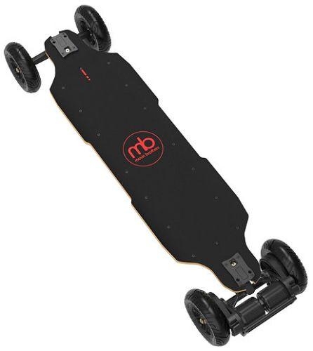 Mavic Brothers Bamboo Electric Skateboard - Black