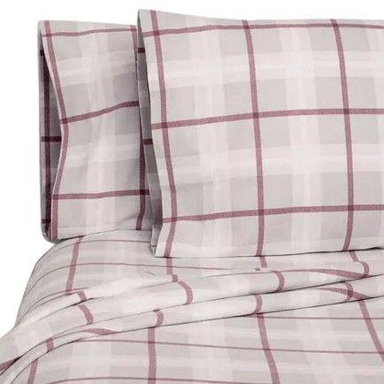 Member's Mark 100% Cotton 6pc Flannel Sheets King Set