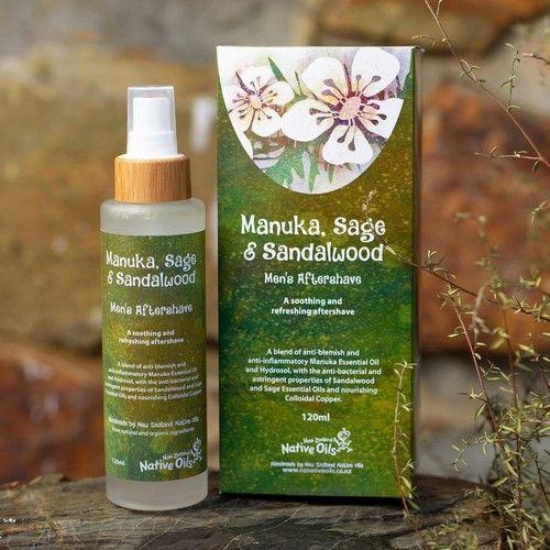Men's Manuka Sage and Sandalwood Aftershave 120ml