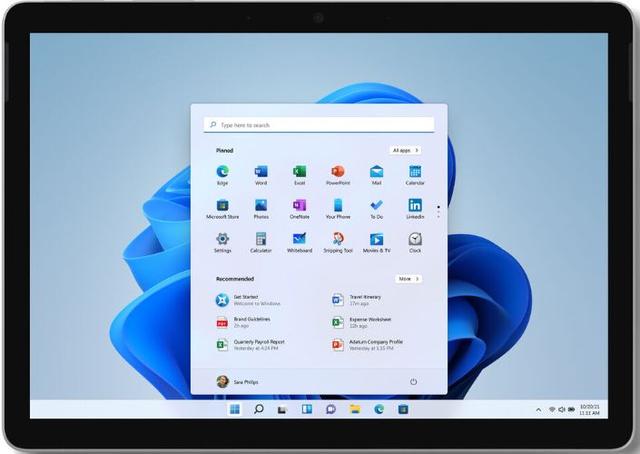 Microsoft Surface Go 3 in Platinum