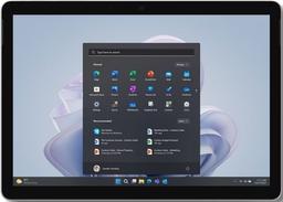 Microsoft Surface Go 4 with Keyboard - 128GB - WiFi - Intel Processor N200 3.7GHz - 8GB RAM - Platinum/Grey