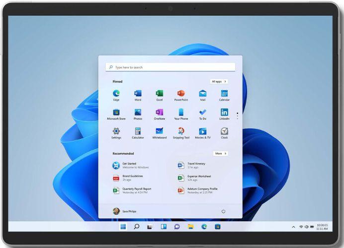 Microsoft  Surface Pro 8 with Keyboard & Pen - Intel Core i5-1135G7 2.4GHz - 256GB - Platinum - WiFi - 8GB RAM - 13 Inch - Premium