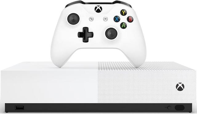 Microsoft Xbox One S Gaming Console (All-Digital Edition) 1TB in Robot White in Premium condition