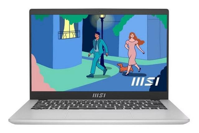 MSI Modern 14 C12M Laptop 14"  Intel Core i5-1235U 1.3GHz in Urban Silver