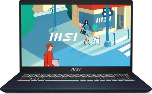 MSI Modern 15 Laptop 15.6" Intel® Core™ i7-1355U 3.7 GHz in Star Blue
