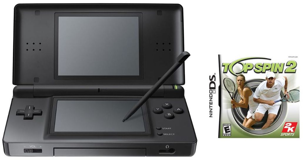 Nintendo DS Lite Console with Top Spin 2 Bundle