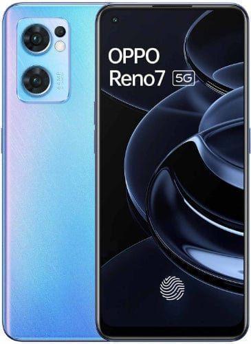Oppo Reno7 256GB in Startrails Blue in Excellent condition