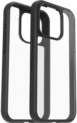 OtterBox React Phone Case For iPhone 15 Pro - Black Crystal (Clear/Black)