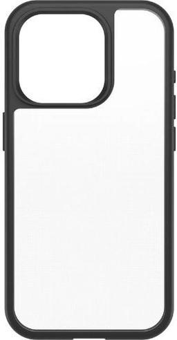 OtterBox React Phone Case For iPhone 15 Pro - Black Crystal (Clear/Black)
