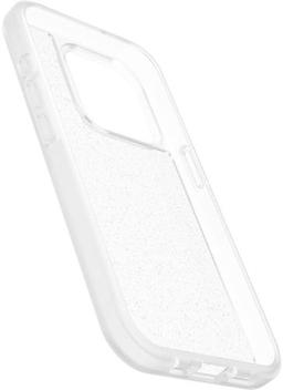 OtterBox React Phone Case For iPhone 15 Pro - Stardust (Clear Glitter)