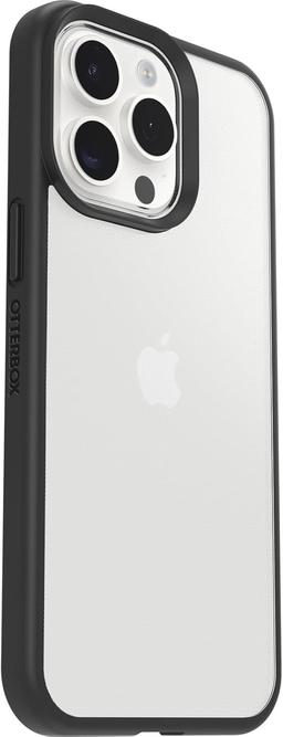 OtterBox OtterBox React Phone Case For iPhone 15 Pro Max - Black Crystal (Clear/Black)