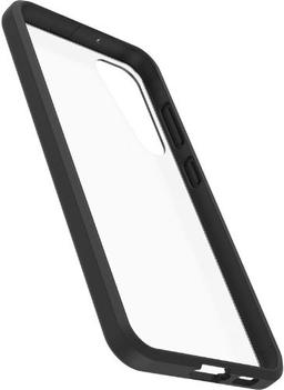 OtterBox React Phone Case For Samsung Galaxy S23 - Black Crystal (Clear/Black)