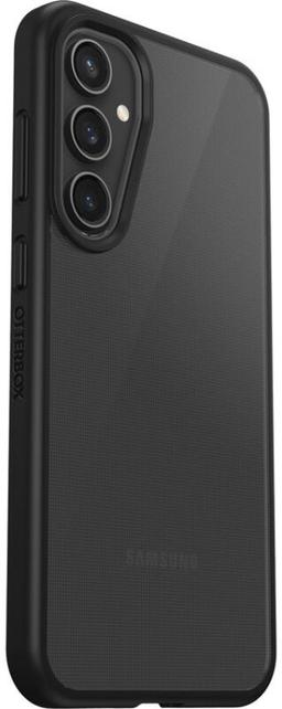 OtterBox React Series Phone Case for Galaxy S23 FE - Black Crystal (Clear/Black)