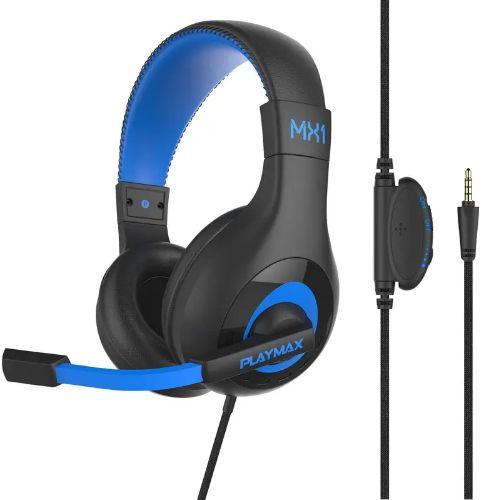 Playmax MX1 Universal Headset - Black/Blue
