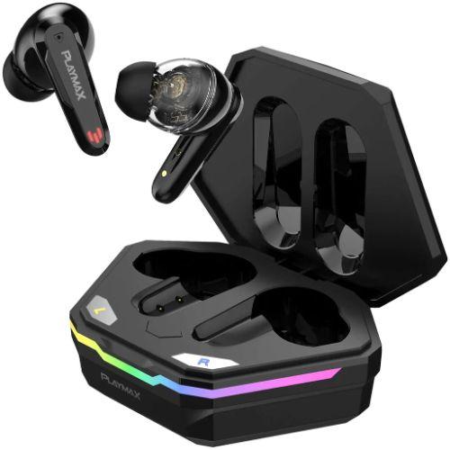 Playmax  True Wireless Gaming Earbuds Hex RGB - Black - Brand New