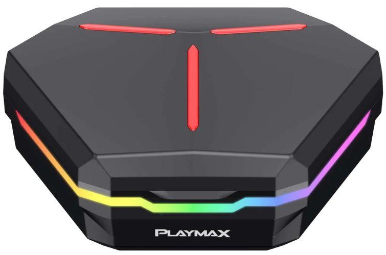 Playmax True Wireless Gaming Earbuds Hex RGB - Black