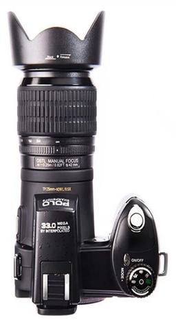 Polo D7200 Professional DSLR Camera - Black