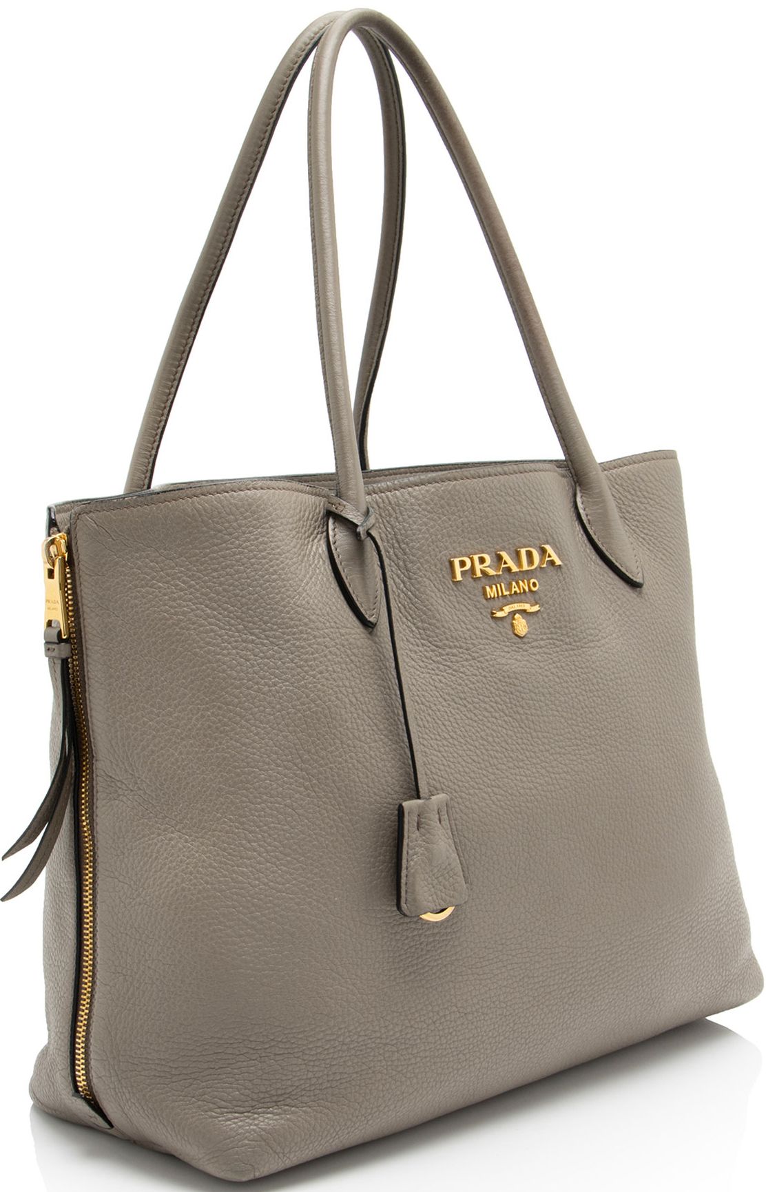 Prada Vitello Diano Top Handle Shopper Tote
