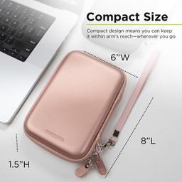 PureGear Travel Organizer Carry Case Zip-Up Pouch