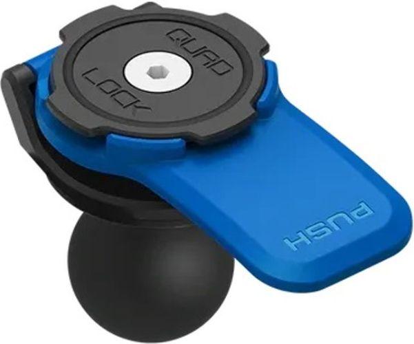 Quad Lock  1" Ball Adaptor Mount (V2) - Blue - Brand New
