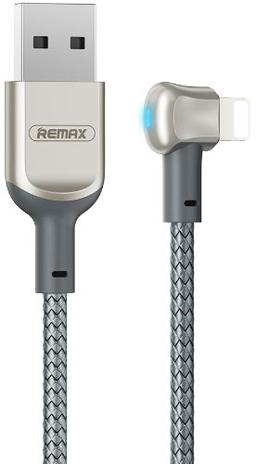 Remax Phone Cable Lightning 90° Elbow Design Game - Silver