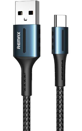 Remax  Phone Cable Type-C Barrett Series 2.4A - Black - Brand New