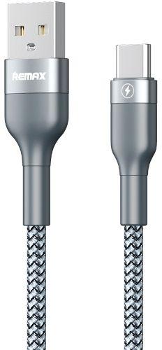 Remax  Phone Cable Type-C Bending Resistance - Silver  - Brand New