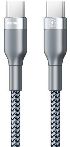 Remax  Phone Cable Type-C To Type-C 18W (1M) - Silver - Brand New