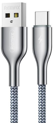 Remax RC-092a USB to Type C Kingpin Data Cable (1M) - Silver
