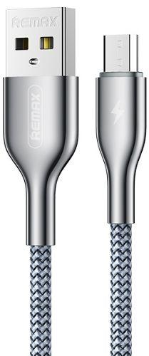 Remax  RC-092m USB to Micro USB Kingpin Data Cable (1M) - Silver - Brand New