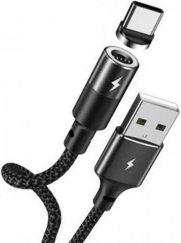 Remax  RC-102a Zigie Magnetic Type-C Data Cable 3A (1.2M) - Black - Brand New