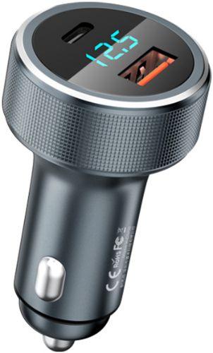 Remax  RCC215 Salo Series Fast Charging Car Charger - Silver - Brand New