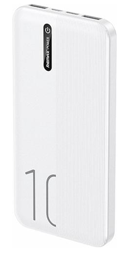 Remax RPP-295 Landon Series 2.1A USB Power Bank 10000mAh - White
